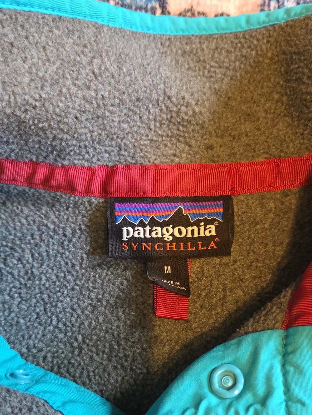 Patagonia Synchilla Snap T Fleece Pullover M - Picture 4 of 7